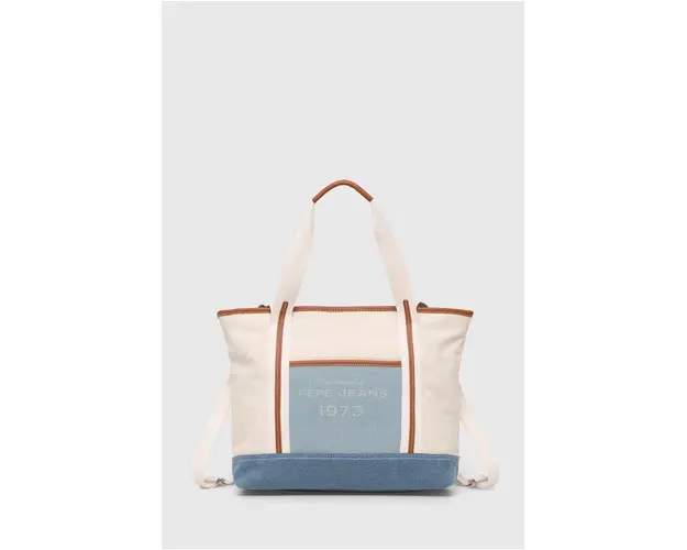 Pepe Jeans geanta culoarea bej