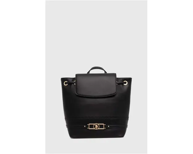 U.S. Polo Assn. rucsac femei, culoarea negru, mare, neted