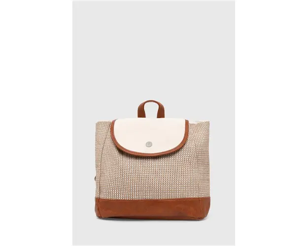 Roxy rucsac femei, culoarea bej, mic, modelator, ERJBP04745