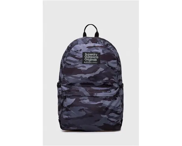 Superdry rucsac femei, culoarea gri, mare, modelator