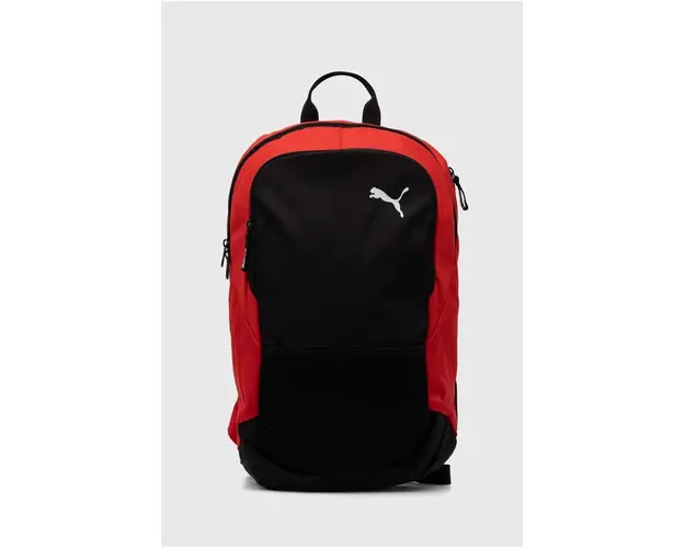 Puma rucsac femei, culoarea rosu, mare, neted, 090239