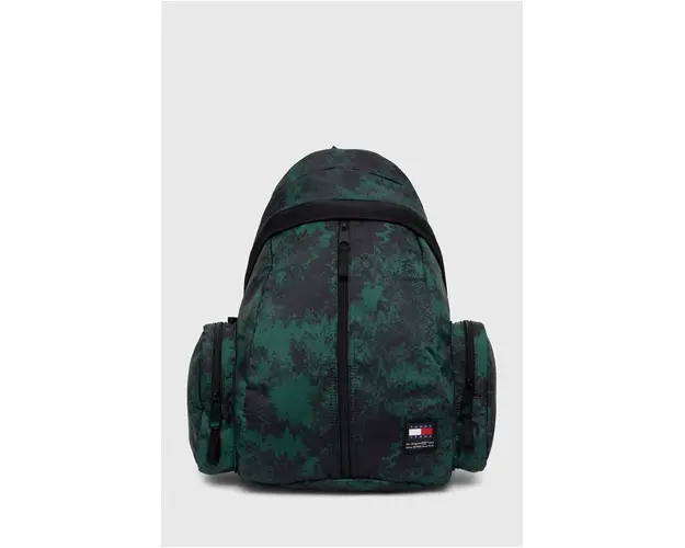 Tommy Jeans rucsac barbati, culoarea verde, mare, cu model AM0AM12267