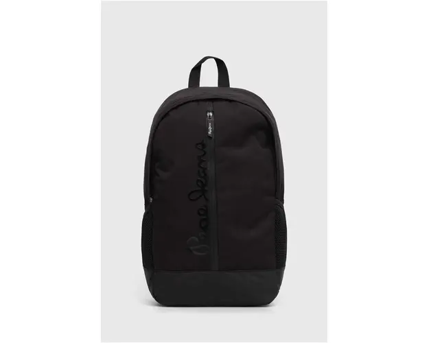 Pepe Jeans rucsac barbati, culoarea negru, mare, cu imprimeu