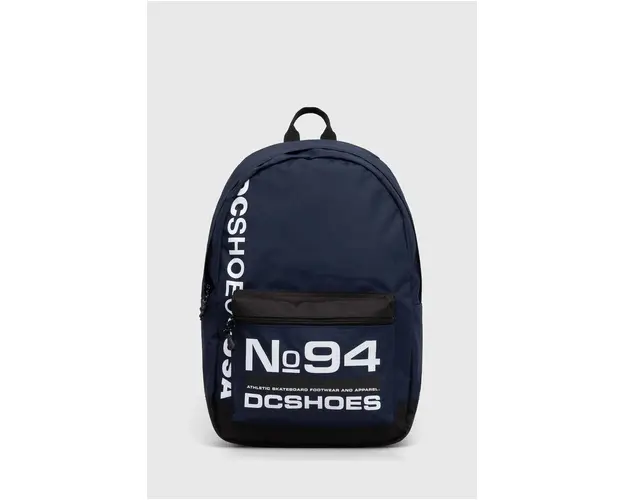 DC rucsac barbati, culoarea albastru marin, mare, cu imprimeu