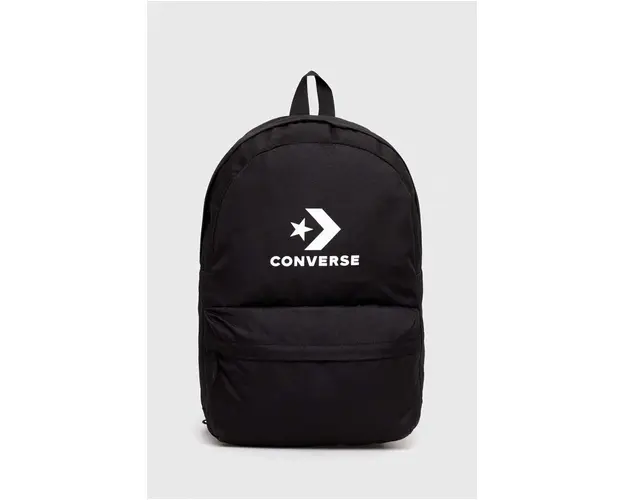 Converse rucsac culoarea negru, mare, cu imprimeu