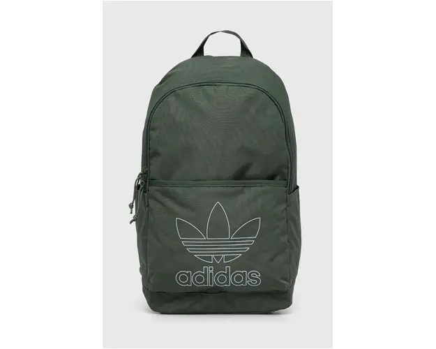 adidas Originals rucsac culoarea verde, mare, cu imprimeu, IS4565