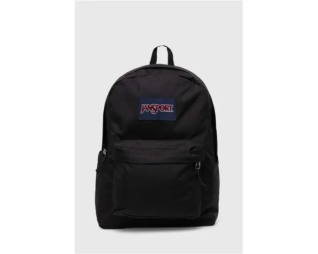 Jansport rucsac culoarea negru, mare, cu imprimeu