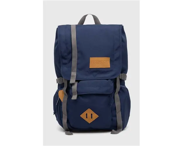Jansport rucsac culoarea albastru marin, mare, neted