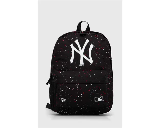 New Era rucsac AOP NEW YORK YANKEES culoarea negru, mare, modelator, 60503765