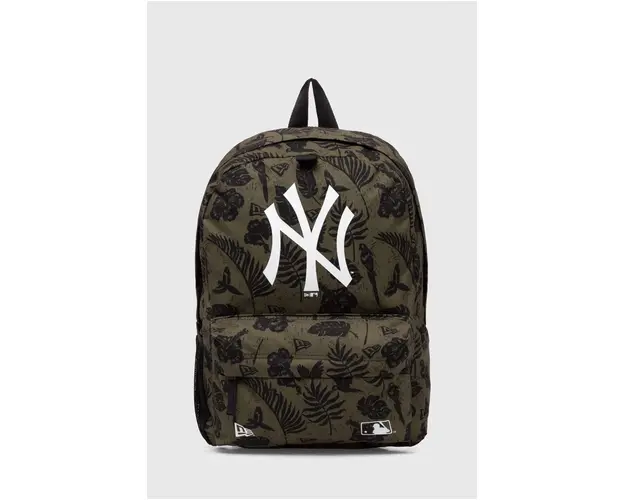 New Era rucsac AOP NEW YORK YANKEES culoarea verde, mare, modelator, 60503764