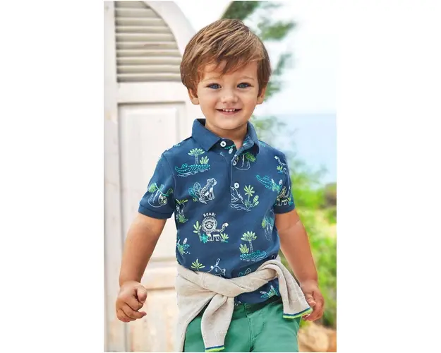 Mayoral tricouri polo din bumbac pentru bebelusi modelator