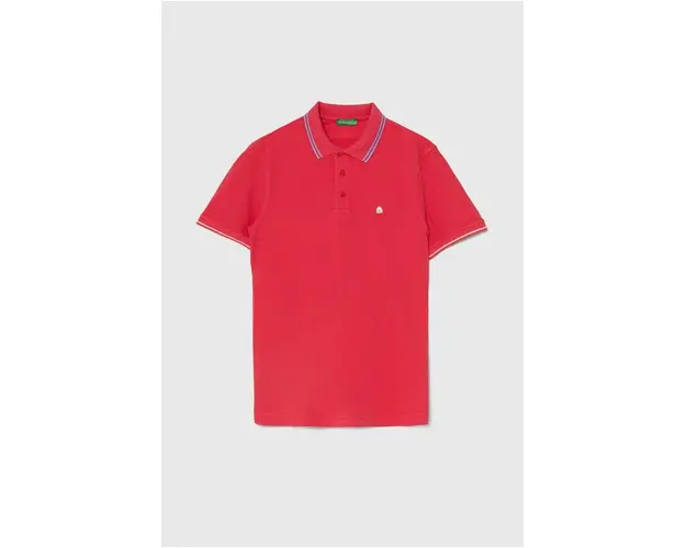 United Colors of Benetton polo de bumbac culoarea roz, modelator