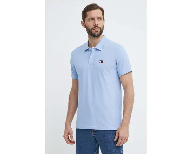 Tommy Jeans polo de bumbac uni, DM0DM18314