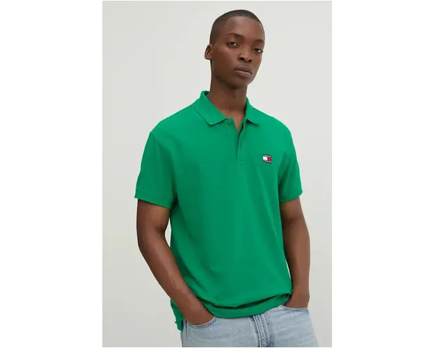 Tommy Jeans polo de bumbac neted, DM0DM18314