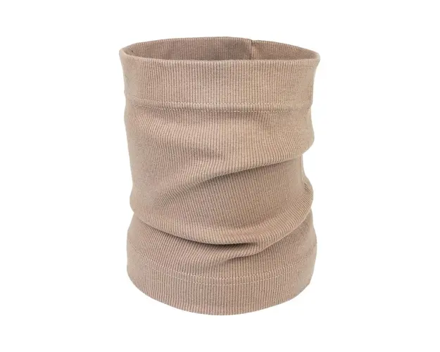 Jamiks fular circular copii POLDI culoarea maro, neted