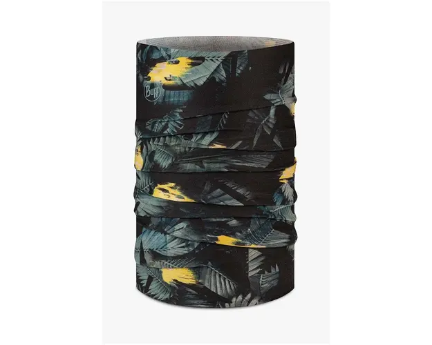 Buff fular impletit Coolnet UV culoarea negru, cu model, 131375