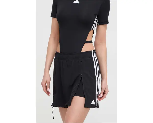 adidas fusta culoarea negru, mini, drept IP2393