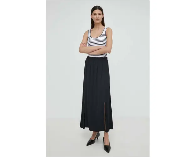 Marc O'Polo fusta culoarea negru, maxi, evazati, 403132820177