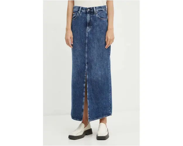 G-Star Raw fusta jeans maxi, drept