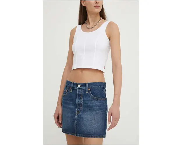 Levi's fusta jeans mini, drept