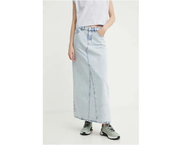 Gestuz fusta jeans maxi, drept, 10909059