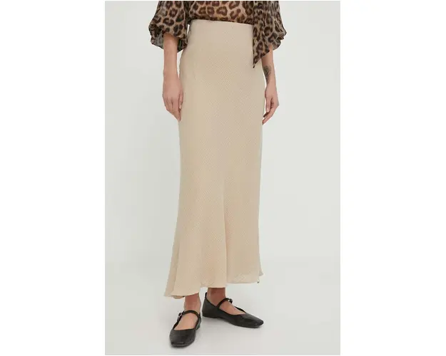 By Malene Birger fusta culoarea bej, maxi, drept
