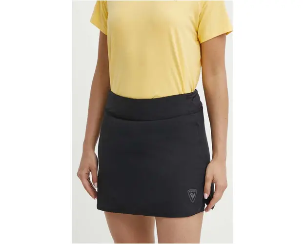 Rossignol fusta sport culoarea negru, mini, drept, RLMWP41