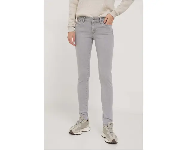 Pepe Jeans jeansi femei, culoarea gri