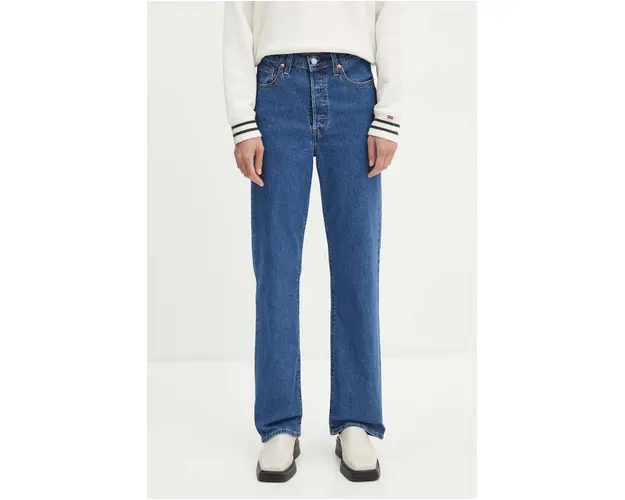 Levi's jeansi RIBCAGE STRAIGHT femei high waist
