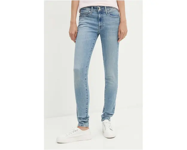 Levi's jeansi 711 DOUBLE BUTTON femei