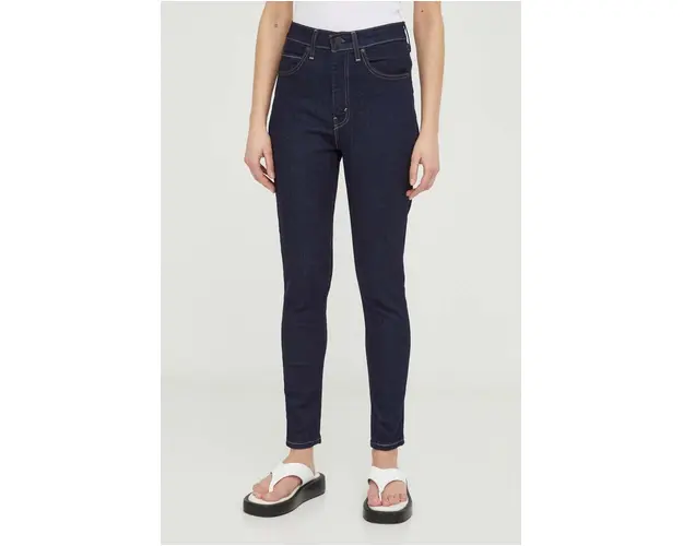 Levi's jeansi RETRO HIGH SKINNY femei, culoarea albastru marin