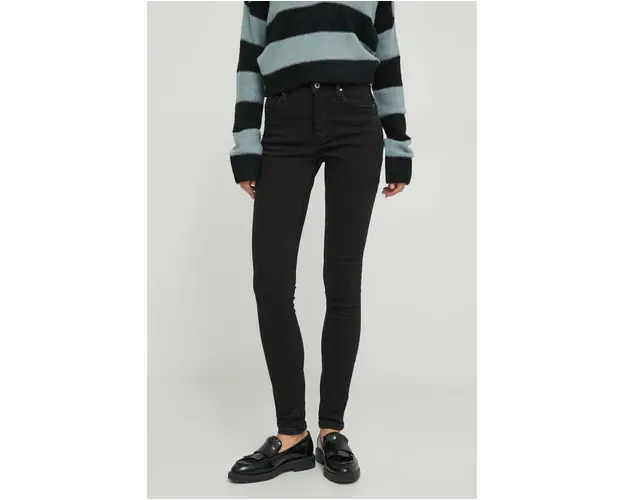 Pepe Jeans jeansi femei, culoarea negru