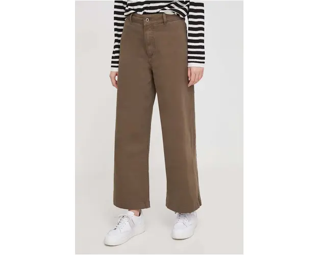 Pepe Jeans jeansi Tania femei, culoarea verde