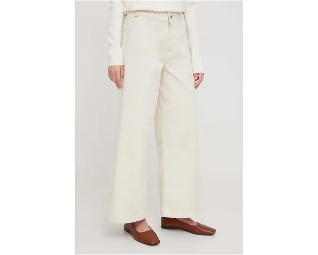 Pepe Jeans jeansi Tania femei, culoarea bej