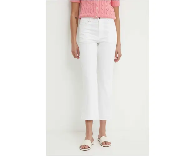 United Colors of Benetton jeansi femei, culoarea alb