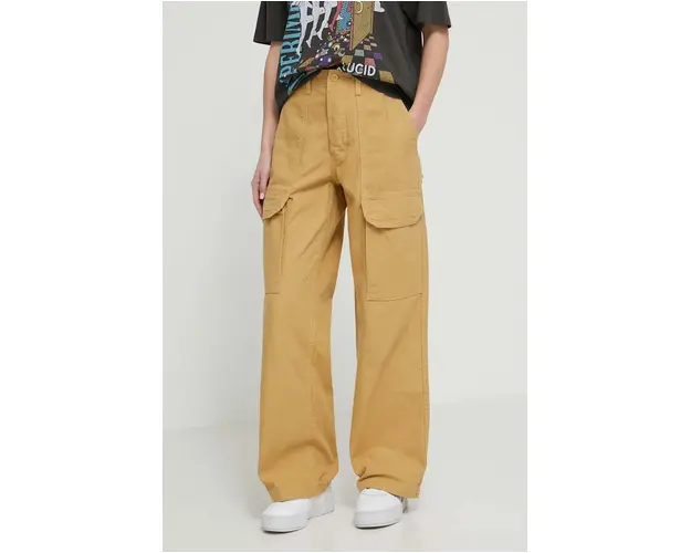 Vans jeansi femei, culoarea maro