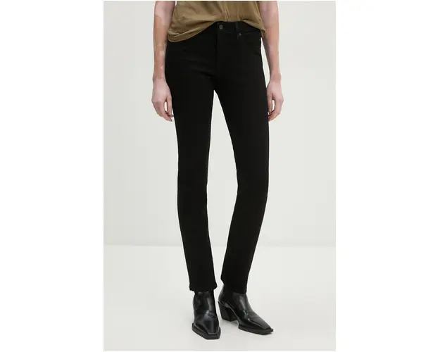 Levi's jeansi 712 SLIM culoarea negru