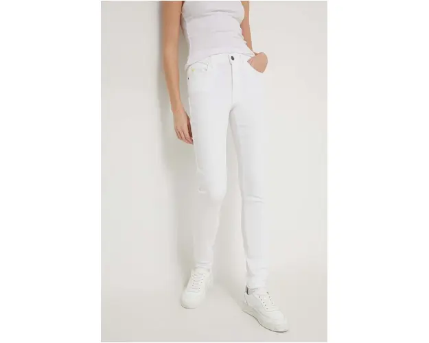 Desigual jeansi femei, culoarea alb