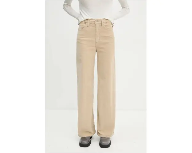 Levi's jeansi femei, culoarea bej