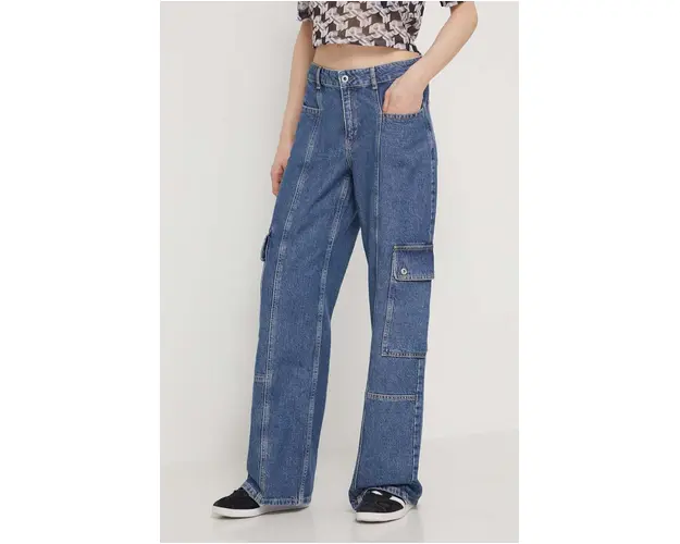 Karl Lagerfeld Jeans jeansi femei high waist