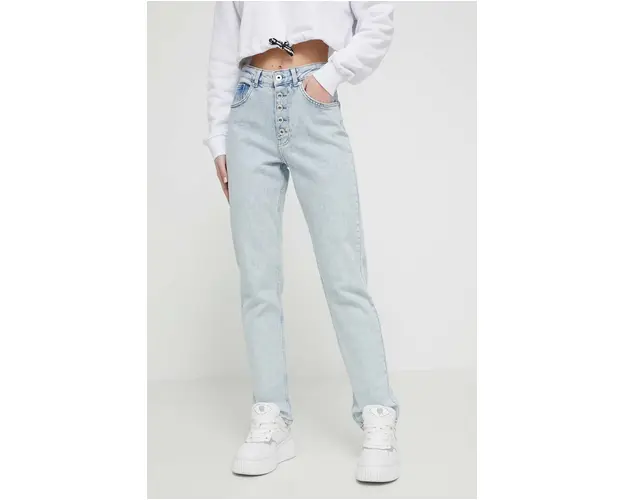 Karl Lagerfeld Jeans jeansi femei high waist