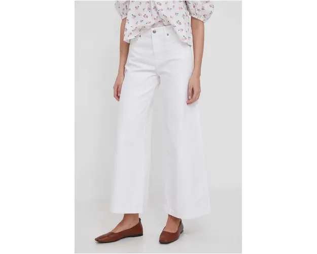 Pepe Jeans jeansi femei, culoarea alb