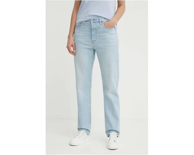 Levi's jeansi 501 CROP femei high waist, 36200