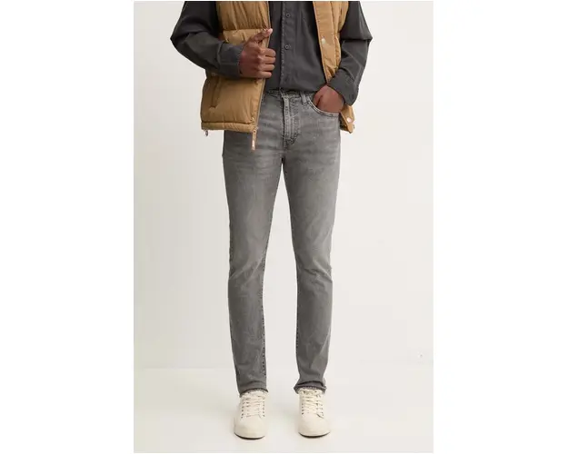 Levi's jeansi 512 SLIM barbati, culoarea gri