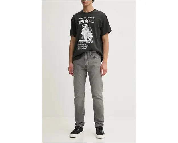 Levi's jeansi 502 TAPER barbati, culoarea gri