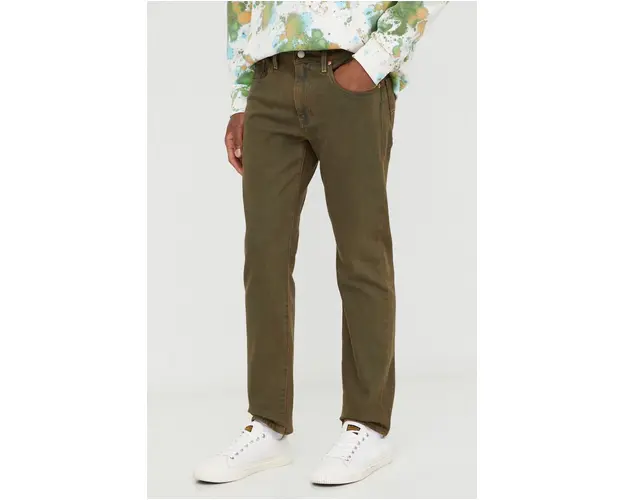 Levi's jeansi 502 TAPER barbati, culoarea verde