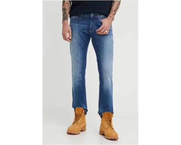Tommy Jeans Scanton barbati, culoarea bleumarin DM0DM18723