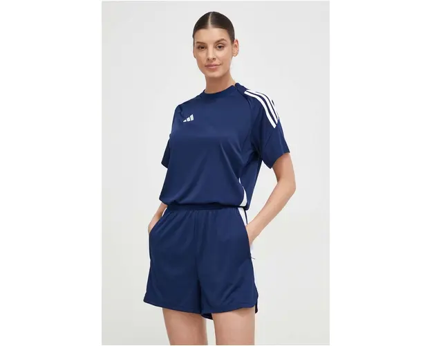 adidas Performance costum de antrenament Tiro 24 culoarea bleumarin, cu decolteu rotund IR9345