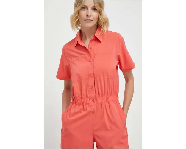 Columbia salopeta Silver Ridge Utility culoarea rosu, cu guler 2033381