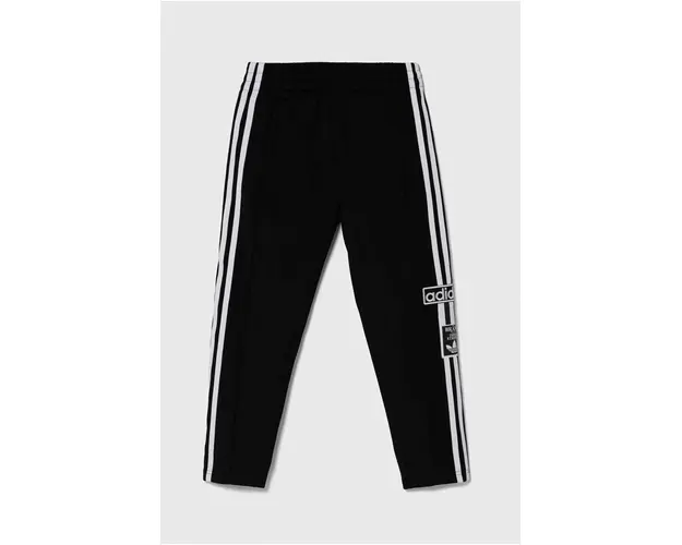 adidas Originals pantaloni de trening pentru copii culoarea negru, cu imprimeu